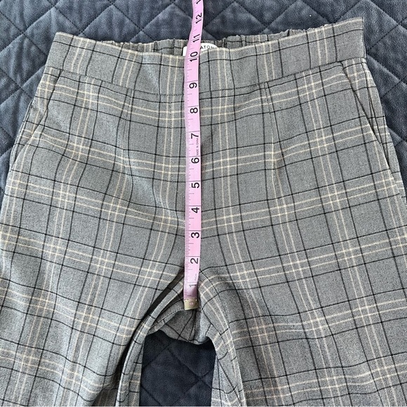 Babaton Pants Women Size 2 Conan Plaid Ankle Slim High Rise Dress pant B21 - Picture 4 of 7